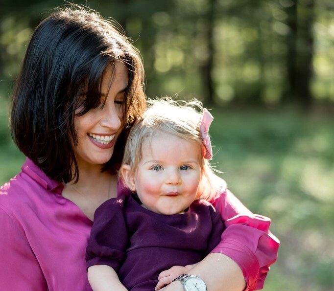 Taylor Corso, assistant professor in the School of Business and 2022 Pittman Young Faculty of the Year, says her biggest honor is the opportunity to guide, love, and raise her daughter, Sloane.