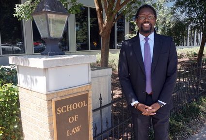 Attorney TJ Taylor is pictured at the Mississippi College School of Law in Jackson. The Madison resident is a 2014 MC Law graduate.