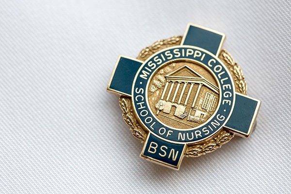 Graduating B.S.N. students in the School of Nursing at Mississippi College will receive this pin during the Dec. 16 ceremony.