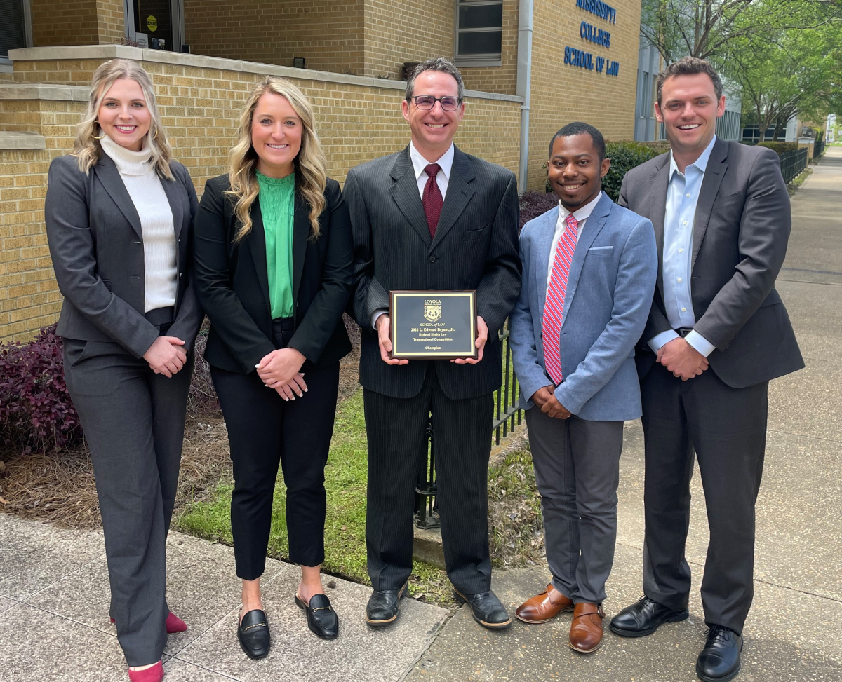 National Champs Mc Law Students Score Decisive Victory In Health Law Transactional Competition Mississippi College Mississippi College