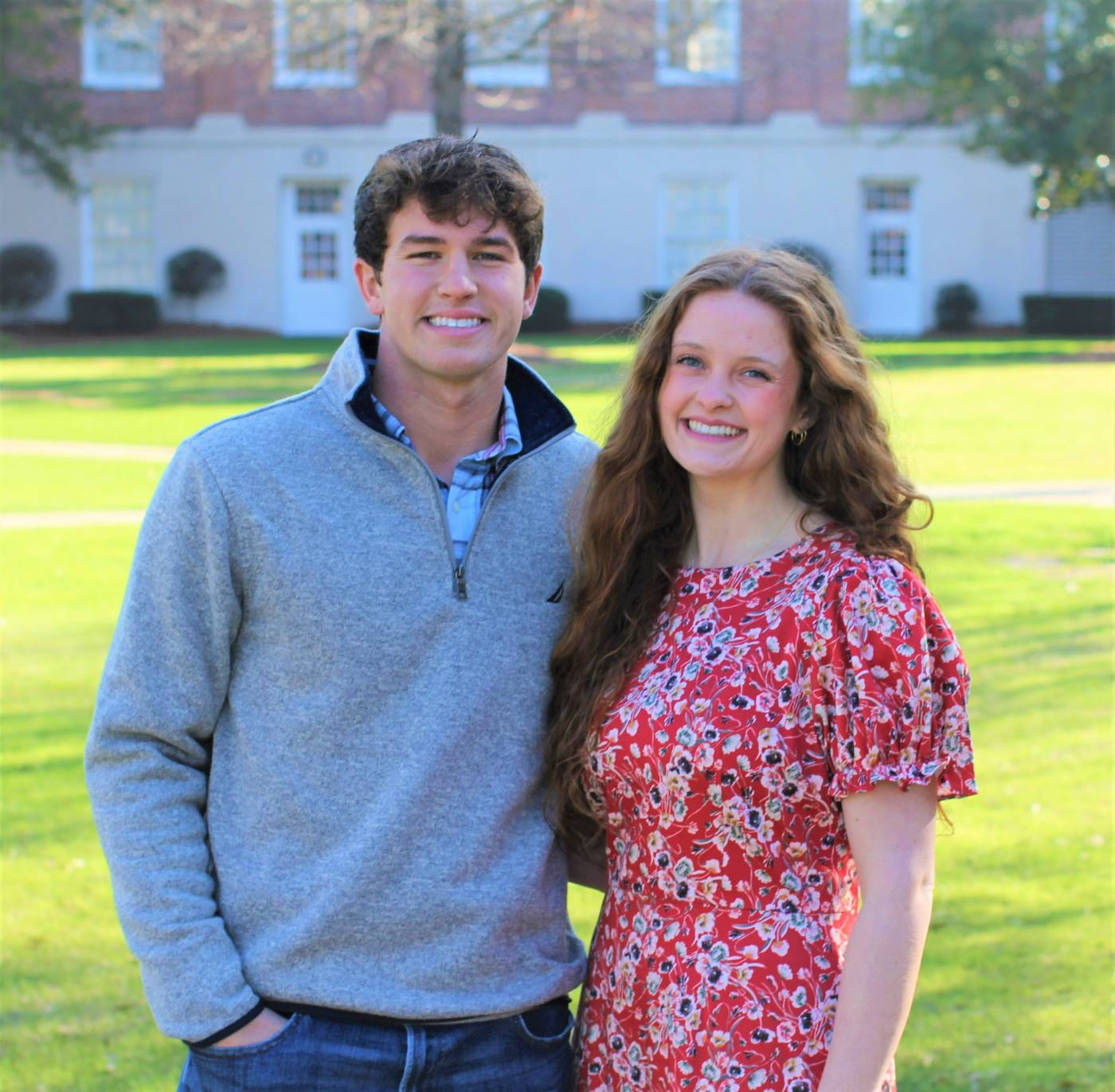 Jackson Breedlove and Carly Fisher told the Education Commission how God guided them to their collegiate home at Mississippi College.