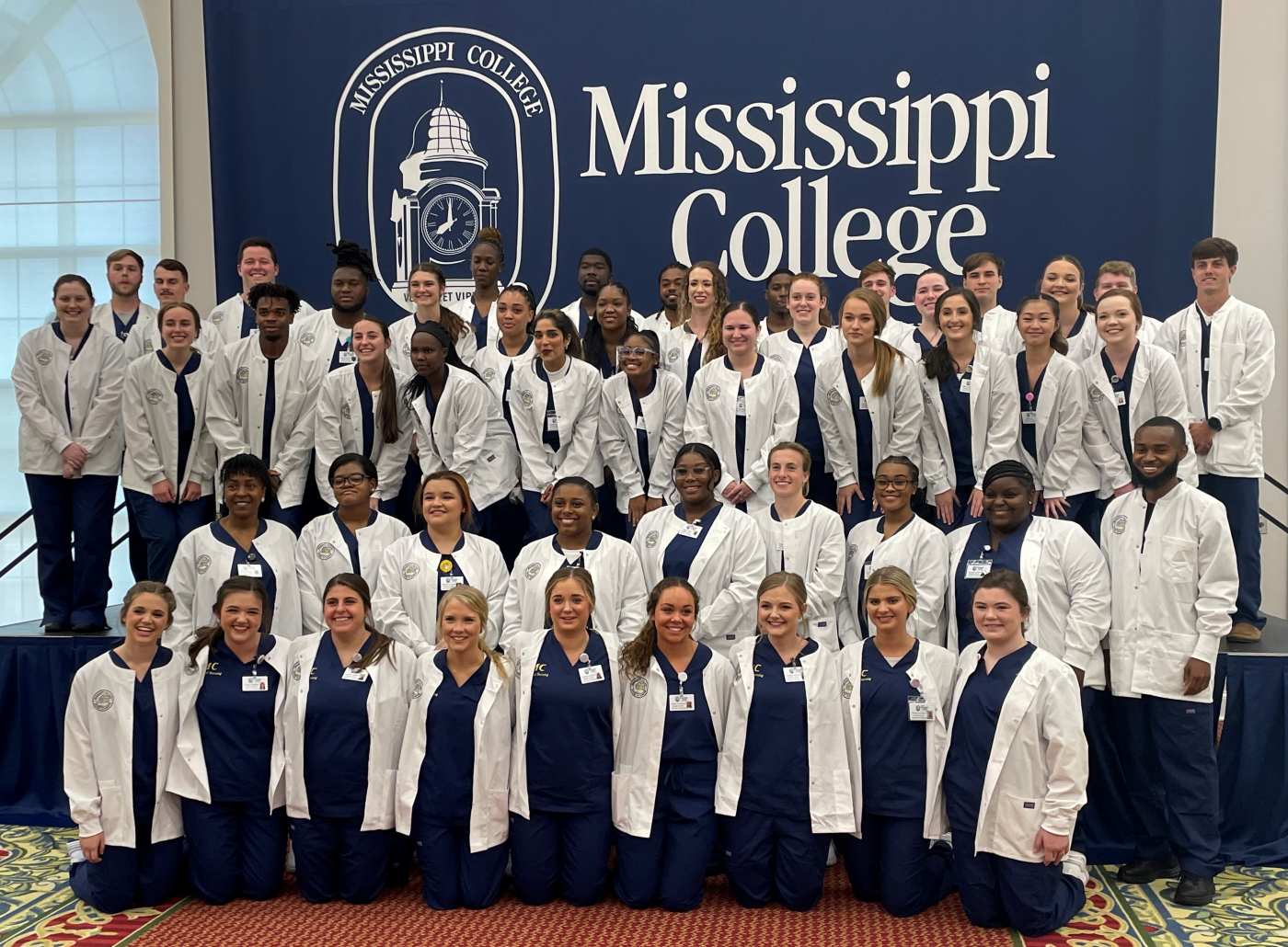 Nursing white coat ceremony clinical education rite of passage - University  of Mississippi Medical Center