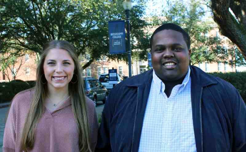 Mississippi College graduates Christin King and Terrance Williams are new counselors with the university's admissions team.