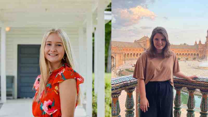 SK Spires, left, and Alaina Weeks are among 13 Mississippi College students who are seeking to change eternity for others this summer.