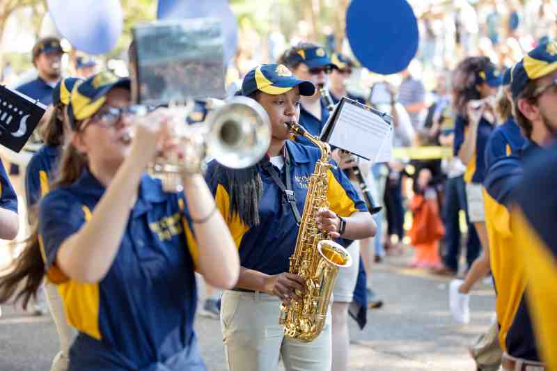 Mississippi College Marching Band Recruiting Musicians