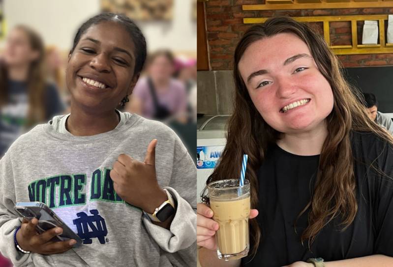 Mississippi College students Jordan Allen, left, and Emma McConnell championed the cause of Christ by participating in the MC Baptist Student Union's Summer Missions Program.