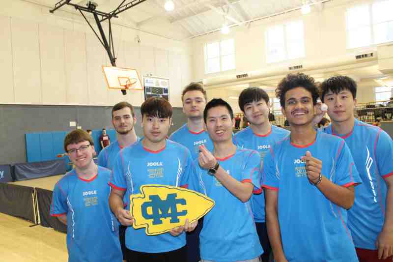 Mississippi College's table tennis team won the Dixie Division title at Alumni Gym on the Clinton campus in February. In March, MC became the South Regional champion at a tournament in Fort Worth, Texas and advanced to the national championships in North Carolina April 12-14.