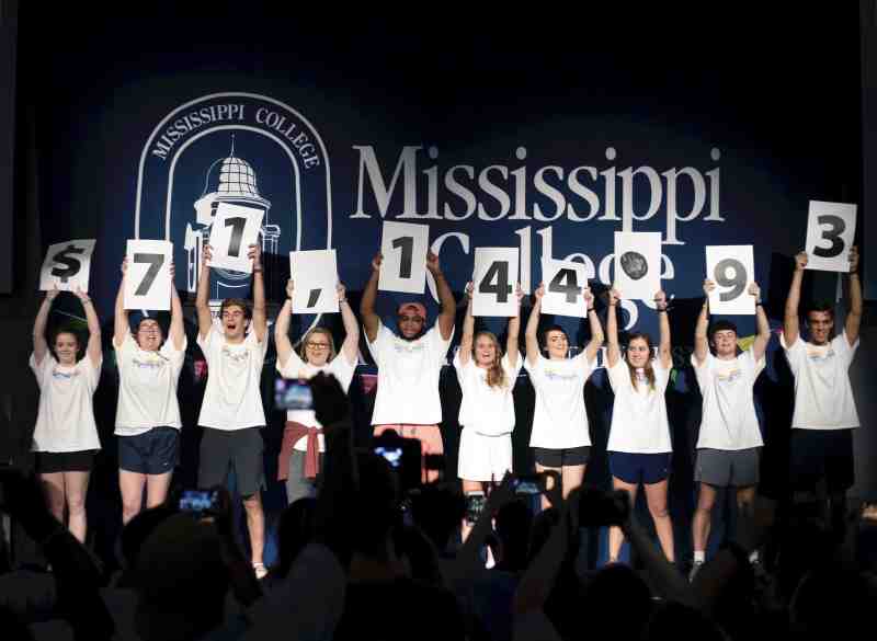 2019 Dance Marathon at Mississippi College was staged November 21 to benefit Blair Batson Children's Hospital in Jackson.