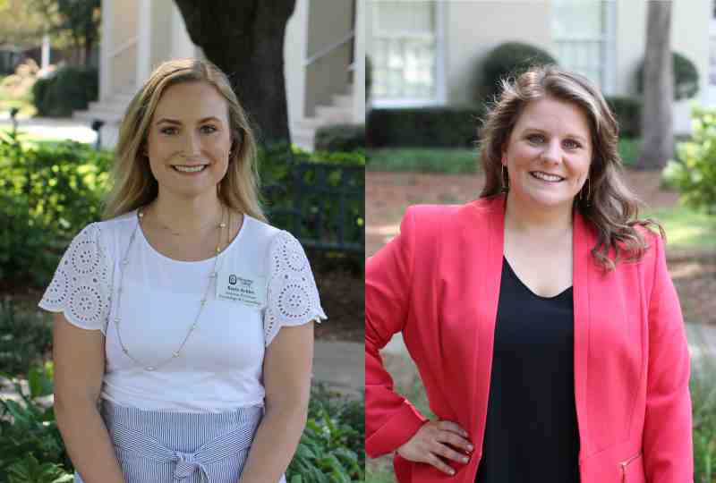 Dr. Kayla G. Acklin, left, has joined the Department of Psychology and Counseling, while Dr. Lindsey Webb Dancy has joined the Department of Communication at MC.
