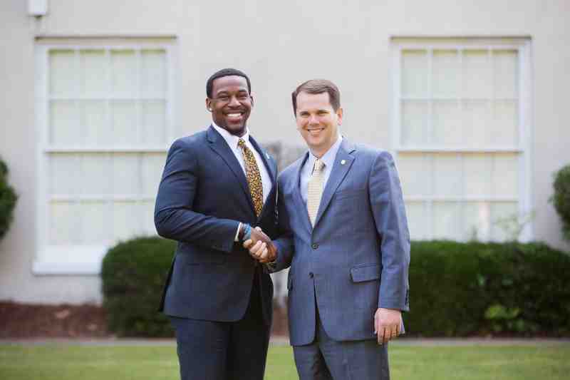 SGA President Anthony Jackson and MC President Blake Thompson