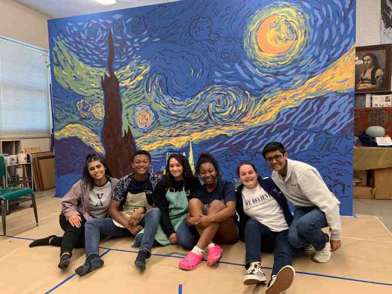 Pictured (left to right) are: Clinton Christian Academy students Sienna Smathers, Ryan Fields, Lea Smith, Taylor Jones, Anna Cat Markham and Shiven Patel with their rendition of the 