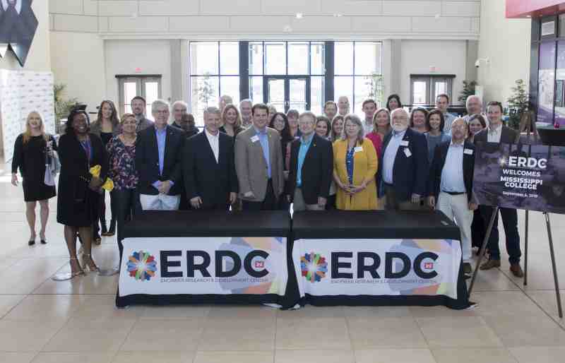 President Blake Thompson and other MC leaders visited the ERDC in Vicksburg on September 4.