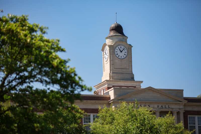 A university historical marker sponsored by the MC Class of 2017 will soon honor the iconic clock tower that rises 30 feet into the air above Nelson Hall.