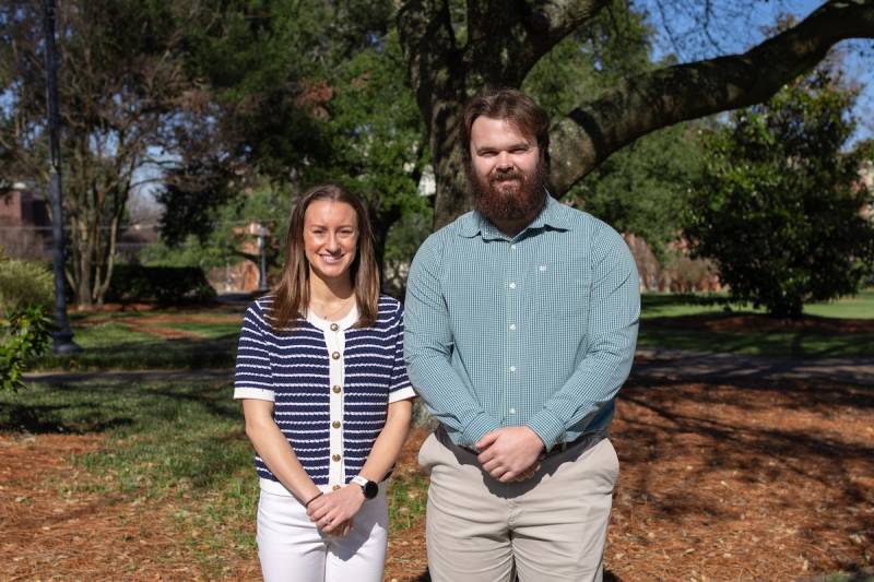 MC student-athletes Breann Bell and James David Miller told members of the Baptist Education Commission how MC has positively impacted their futures.