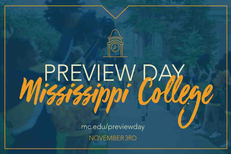Fall Preview Day at Mississippi College Set for November 3