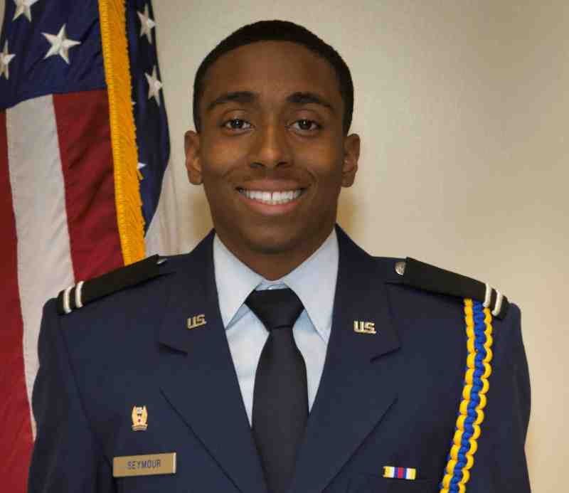 Kyren Seymour's first assignment with the Air Force will be to learn how to operate and manage intercontinental ballistic missiles as a nuclear and missiles operations officer at Vandenberg Space Force Base.