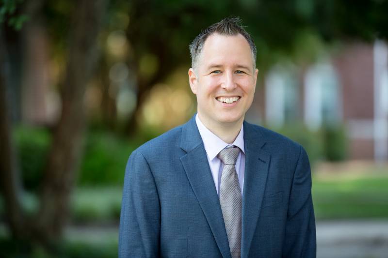 Christian Pinnen, Mississippi College's 2024 Distinguished Professor of the Year, receives praise from colleagues for exemplifying academic excellence and modeling a commitment to the cause of Christ.