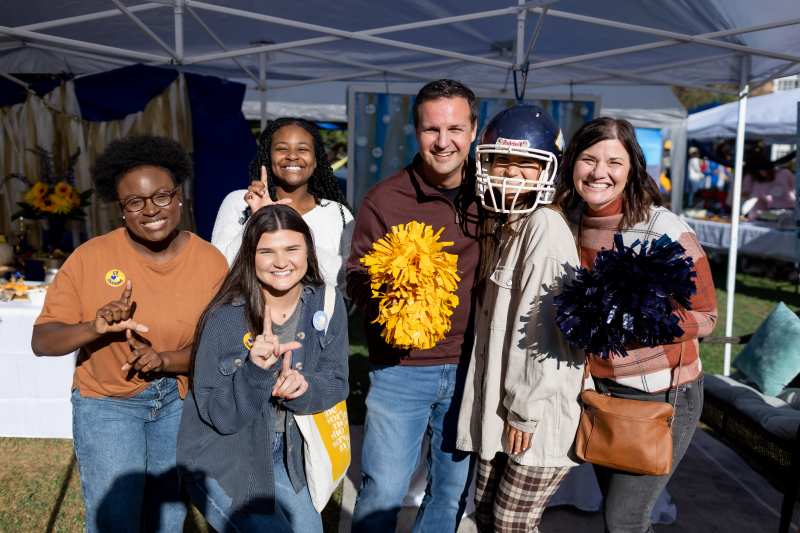 Tailgating is an MC Family tradition during Homecoming.