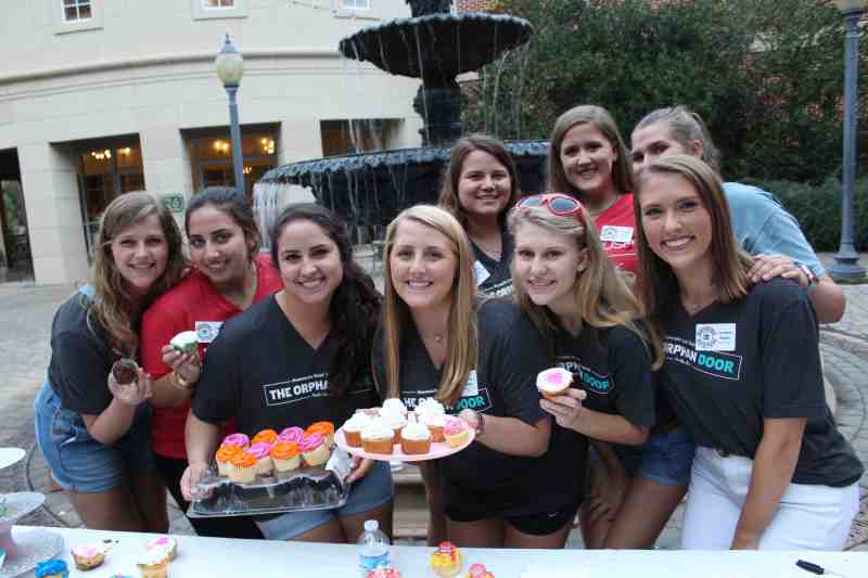 The Nenamoosha social tribe at Mississippi College is raising money for The Orphan Door, a non-profit that supports orphanages for poor children in Guatamala. The MC  students were selling cupcakes in September to raise money for this good cause.NT will be involved in more events to raise cash year-round.